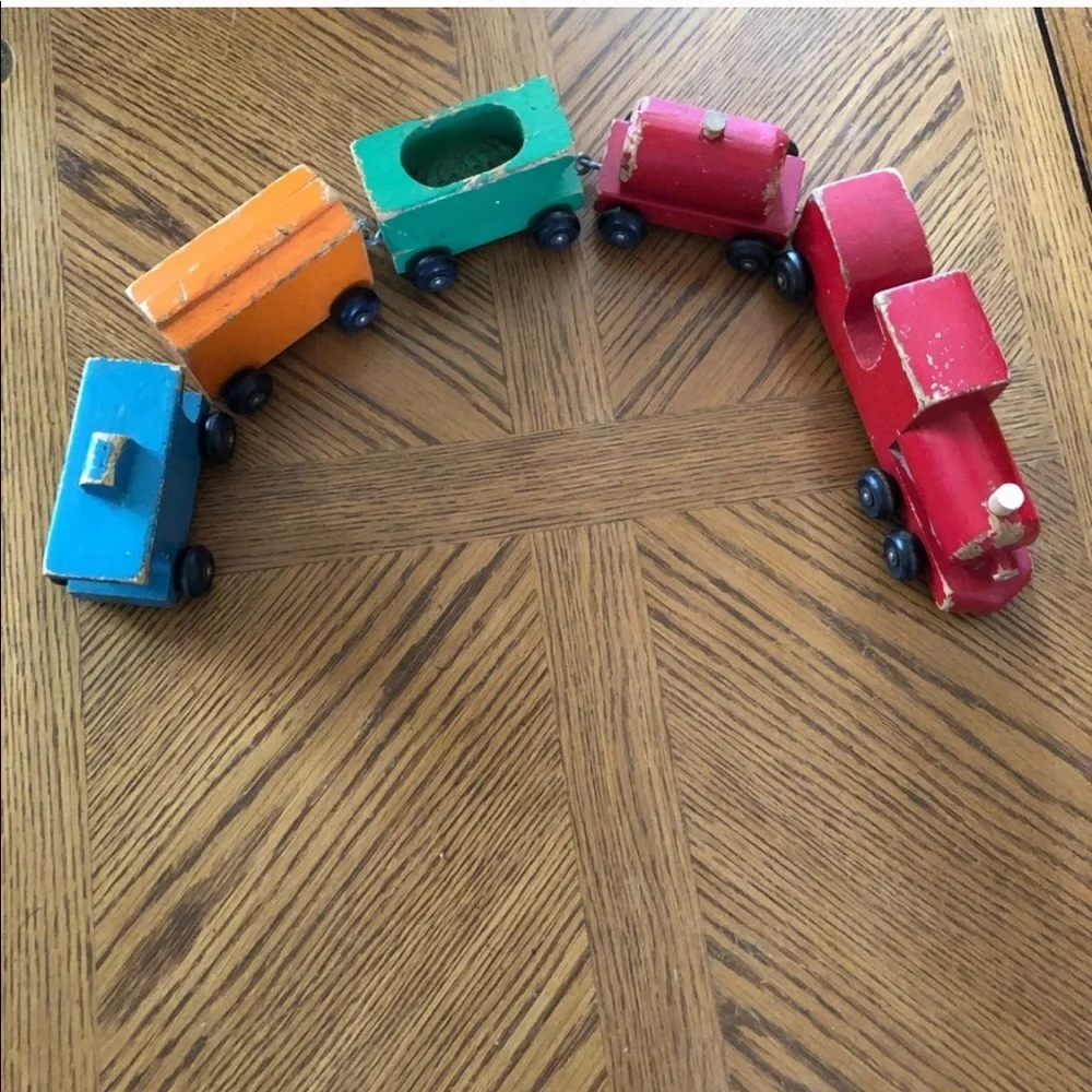 Vintage Wooden Train
